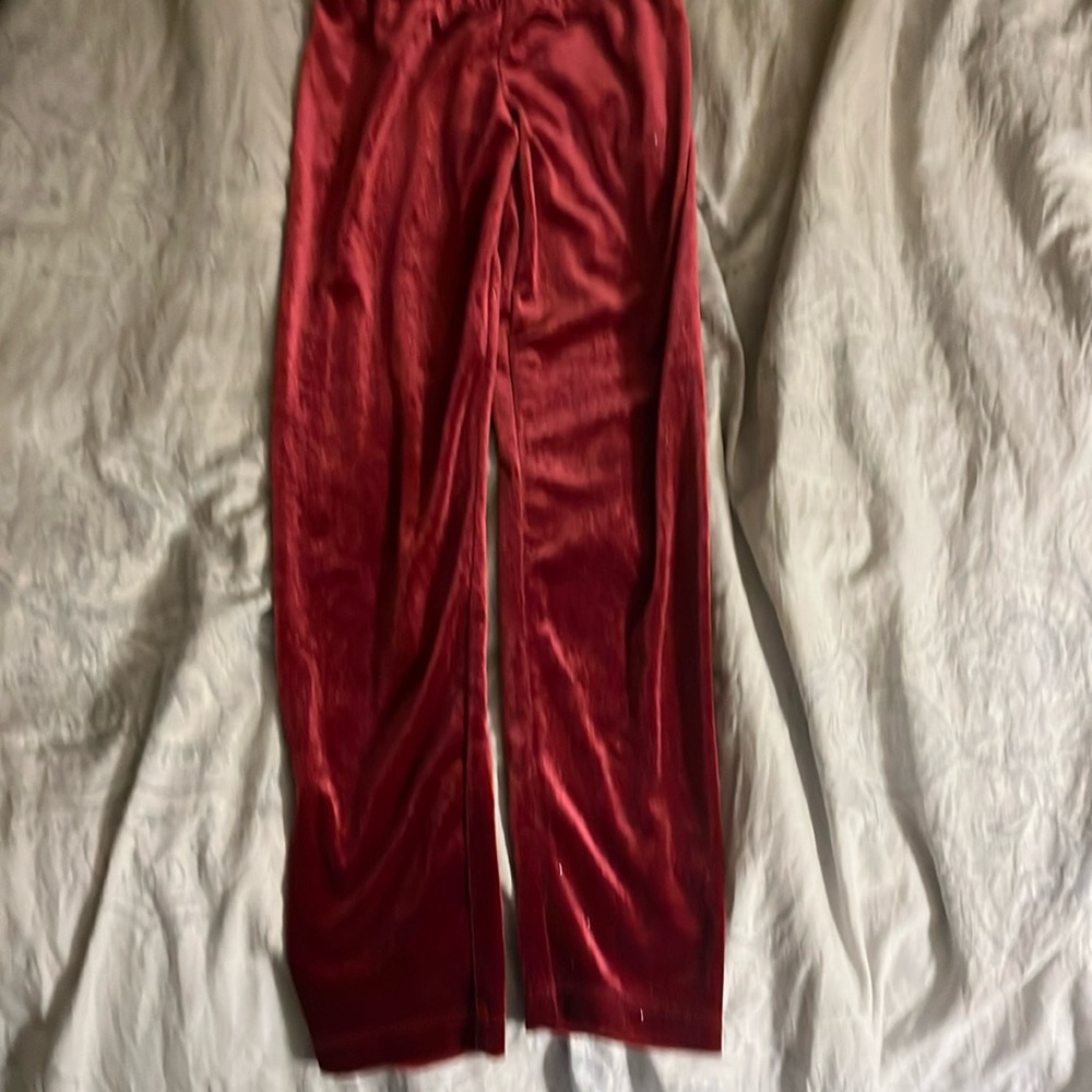 Gymboree red sparkling leggings girls size 7-8
